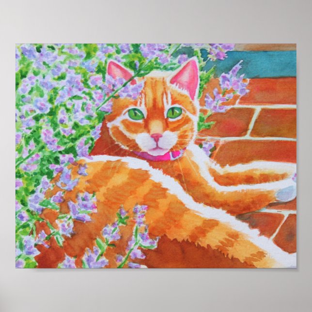 Widget on Garden Path Poster (Front)