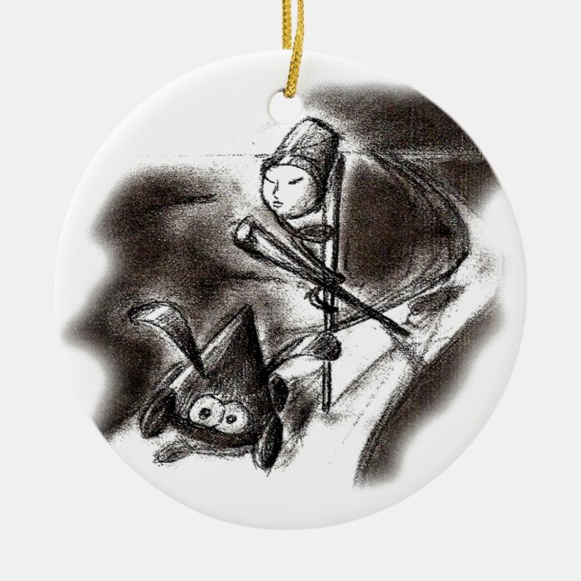 Widgets Ceramic Tree Decoration (Front)