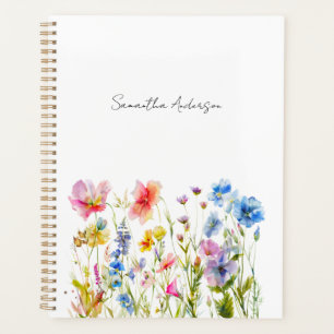 Widlflower Floral Personalised Planner