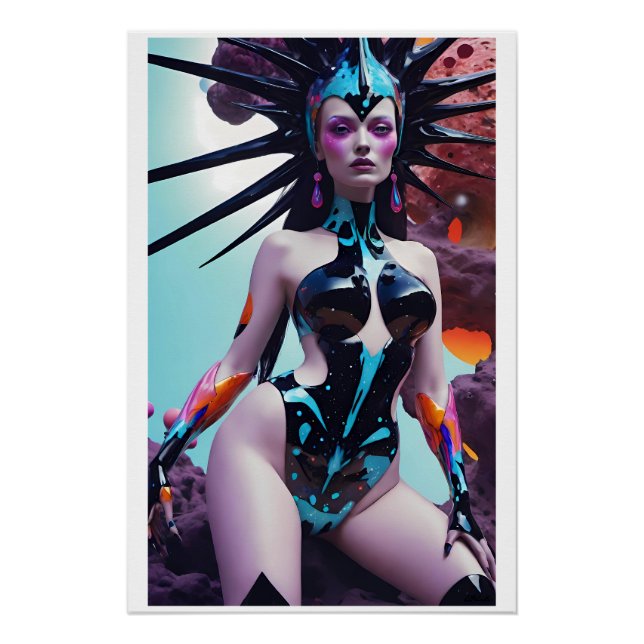 Widow Queen of the Scrum Run Poster (Front)