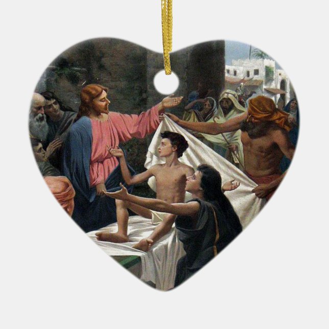 widows ceramic tree decoration (Front)