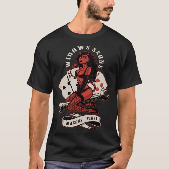 Widows Sons Devil Girl Shirt (Front)