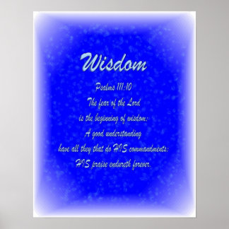 Widsom Poster