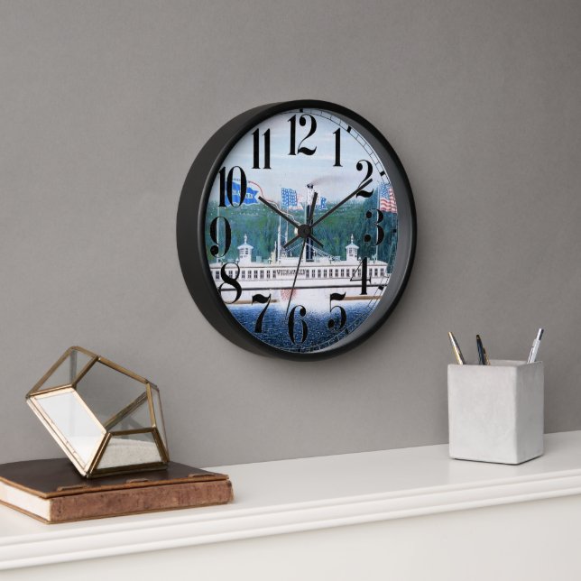 Wiehawken steam ferry 1868 clock (Office)