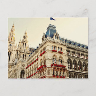 Wien architecture postcard