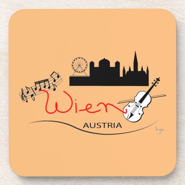 Wien, Austria - Österreich Coaster (Front)