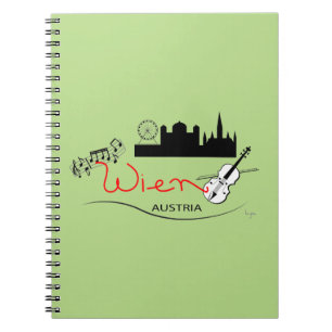 Wien, Austria - Österreich Spiral Notebook