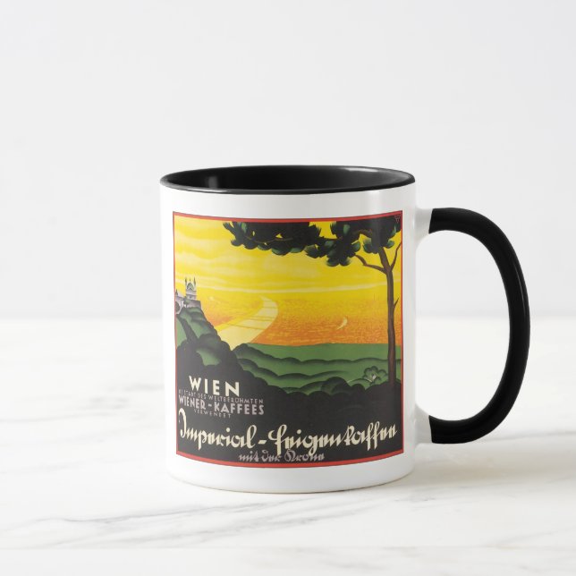 Wien Travel Poster Mug (Right)