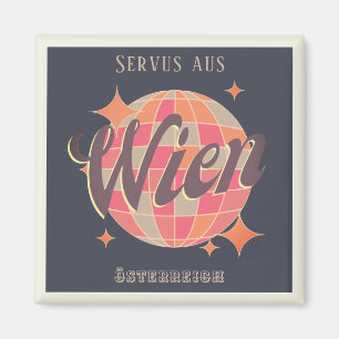 Wien Vienna Österreich Austria Retro  Magnet