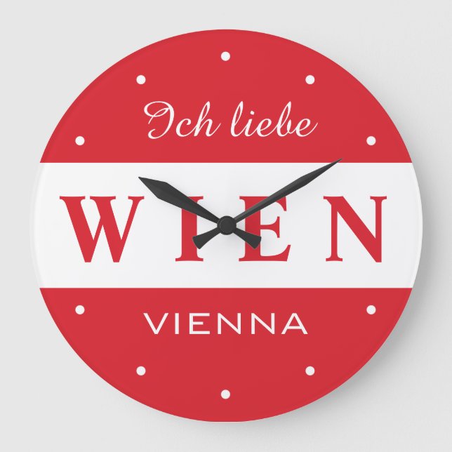 Wien - Vienna wall clock (Front)