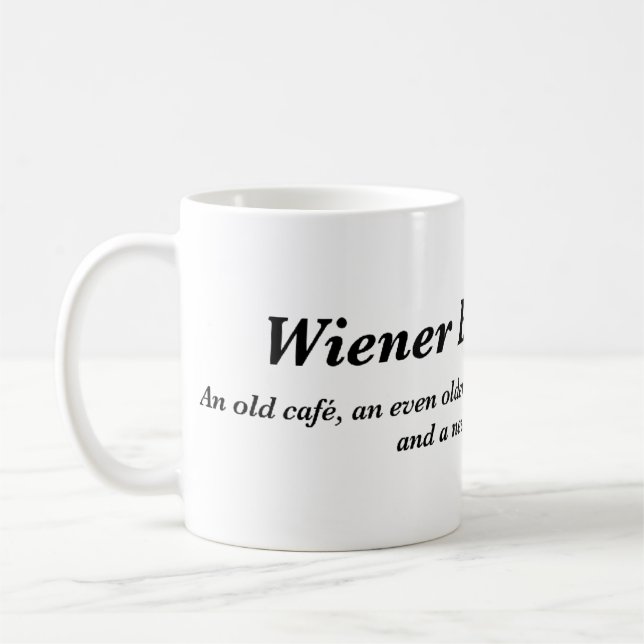 Wiener blood Header Coffee Mug (Left)
