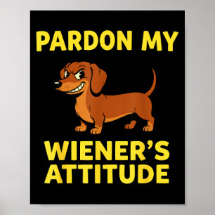 Wiener Dog Dachshund  Poster