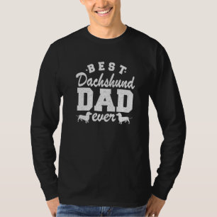 Wiener Dog Daddy Doxie Grandpa Best Dachshund Dad T-Shirt