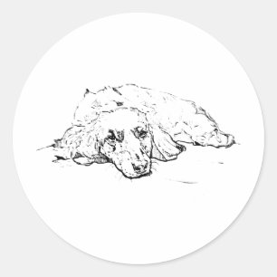 Wiener Dog Lover Gift, Dachshund Dog Mom Classic Round Sticker