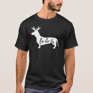 Wiener Dog Reindeer Dachshund Christmas T-Shirt
