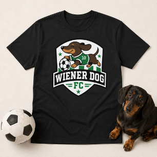 Wiener Dog Soccer Dog Fan Club Tee