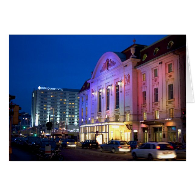 Wiener Konzerthaus At Night (Front Horizontal)