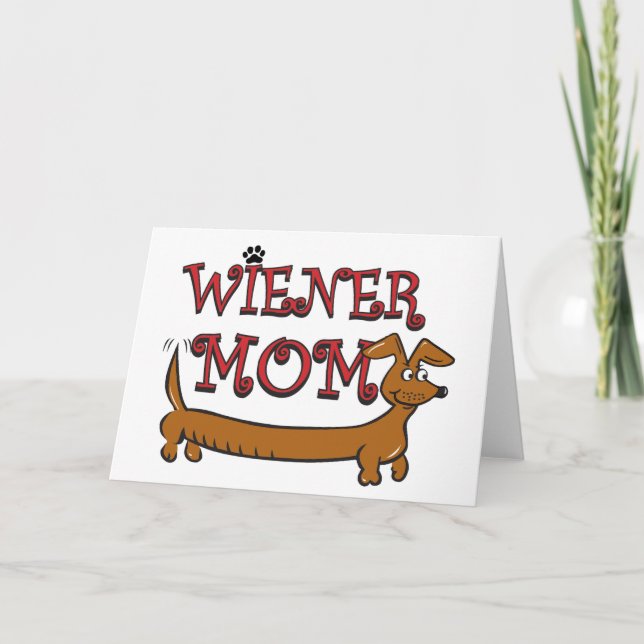 Wiener Mum Oktoberfest Card (Front)