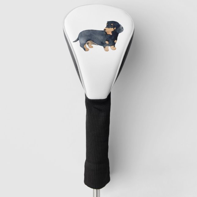 Wiener puppy golf head cover (Front)