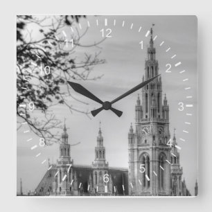 Wiener Rathaus Square Wall Clock
