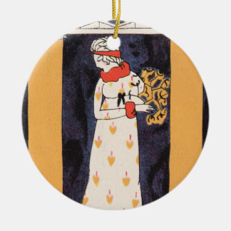 Wiener Werkstätte No. 887  Ceramic Tree Decoration