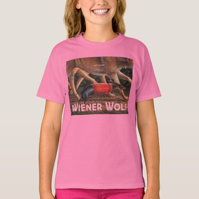 Wiener Wolf Kid's Shirt (Front)