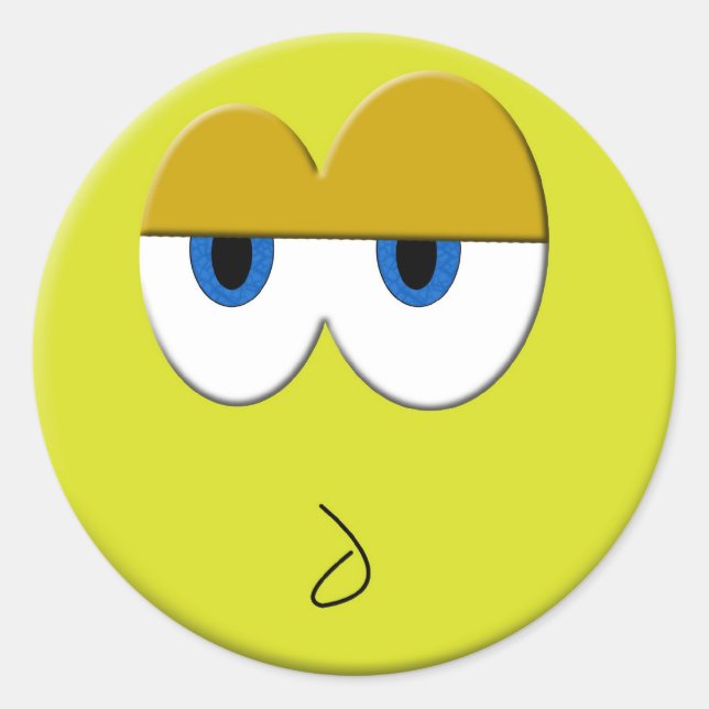 Wierd Face Sticker (Front)