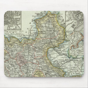 Wiesbaden and Frankfurt Germany Mouse Pad