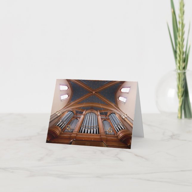 Wiesbaden Marktkirche organ Card (Front)