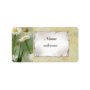 Wiese adressaufkleber label