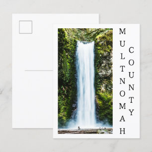 Wiesendanger Falls Painting Invitation Postcard