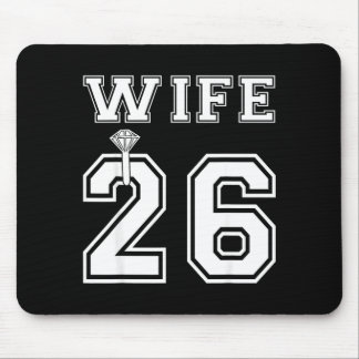 Wife 2026 Husband Matching Engagement Party Mouse Pad
