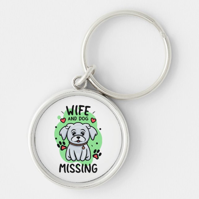 Wife and Dog Missing Key Ring (Front)
