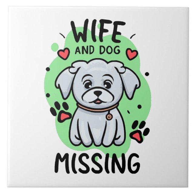 Wife and Dog Missing Tile (Front)