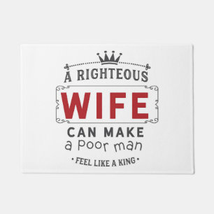 Wife Art A Righteous Wife Doormat