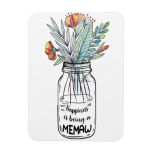 Wife Art Happiness Is Being A Memaw Magnet