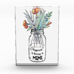 Wife Art Happiness Is Being A Mimi Photo Block