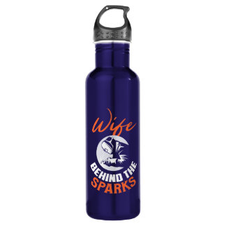 Wife Behind The Sparks 710 Ml Water Bottle