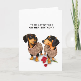 Wife Birthday Card 