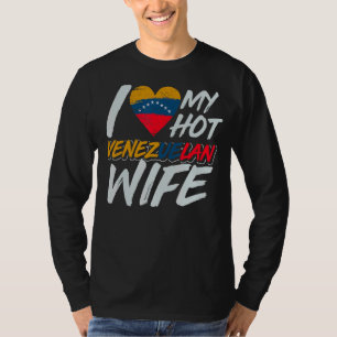 Wife Caracas Pride Venezuelan Husband Venezuela T-Shirt