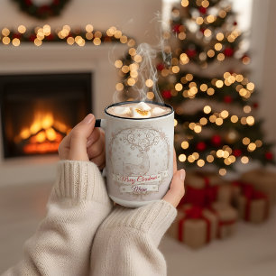 Wife Christmas Mug – Personalized Reindeer