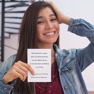 Wife Crashed Car Told Police Funny Humor Joke LOL Holiday Card