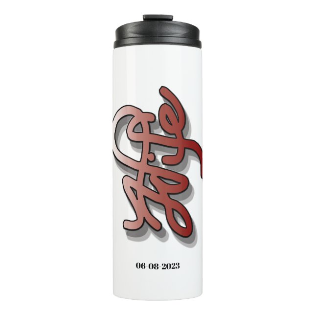 Wife Design  Thermal Tumbler (Front)