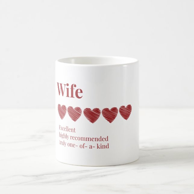 Wife Excellent highly recommended Mug (Center)