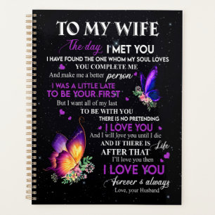 Wife Gifts   Letter To My Wife From Husband Planner