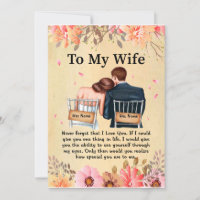 Wife Gifts | Letter To My Wife Love From Husband