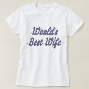 Wife grey text T-Shirt