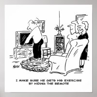 Wife Hides the TV Remote Control