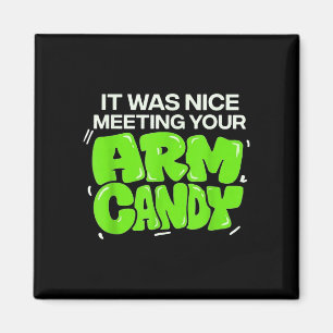 Wife husband girlfriend couple nice meeting arm magnet