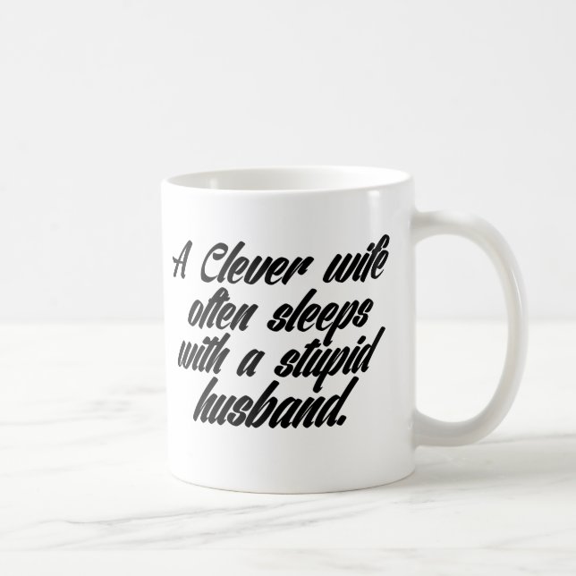 Wife & Husband Quote Coffee Mug (Right)